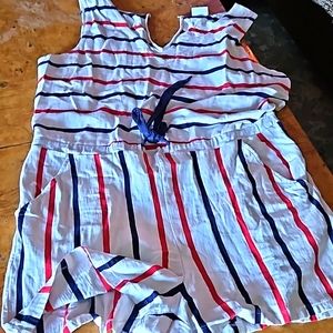 Vineyard vines red white and blue romper